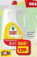 FAİRY SIVI BULAŞIK DETERJANI 2600 ML FAİRY SIVI BULAŞIK DETERJANI 2600 ML